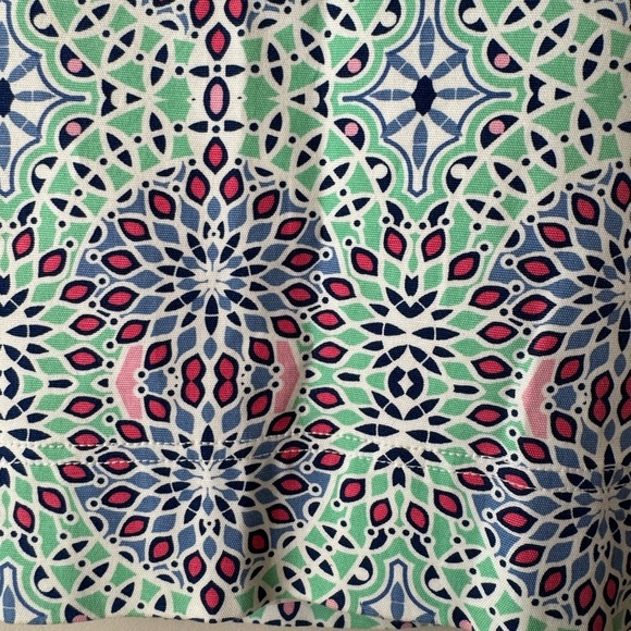 Talbots women’s Skirt. Bright, fun colors  Ladies Sz 6  Side zip - Picture 5 of 7